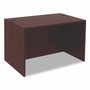 Alera Valencia Series Straight Front Desk Shell, 47.25" x 29.5" x 29.63", Mahogany Product Image 