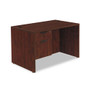Alera Valencia Series Straight Front Desk Shell, 47.25" x 29.5" x 29.63", Mahogany Product Image 