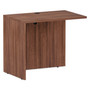 Alera Valencia Series Reversible Return/Bridge Shell, 35w x 23.63d x 29.5h, Modern Walnut Product Image 