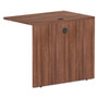 Alera Valencia Series Reversible Return/Bridge Shell, 35w x 23.63d x 29.5h, Modern Walnut Product Image 