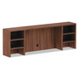 Alera Valencia Series Organizer Hutch, 70.63w x 11.75d x 23.63h, Modern Walnut Product Image 