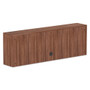 Alera Valencia Series Organizer Hutch, 70.63w x 11.75d x 23.63h, Modern Walnut Product Image 
