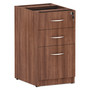 Alera Valencia Series Full Pedestal File, Left/Right, 3-Drawer: Box/Box/File, Legal/Letter, Modern Walnut,15.63 x 20.5 x 28.5 Product Image 