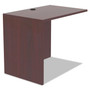 Alera Valencia Series Reversible Return/Bridge Shell, 35w x 23.63d x 29.5h, Mahogany Product Image 