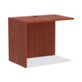 Alera Valencia Series Reversible Return/Bridge Shell, 35w x 23.63d x 29.5h, Medium Cherry Product Image 