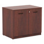 Alera Valencia Series Storage Cabinet, 34.13w x 22.78d x 29h, Medium Cherry Product Image 