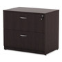 Alera Valencia Series Lateral File, 2 Legal/Letter-Size File Drawers, Espresso, 34" x 22.75" x 29.5" Product Image 