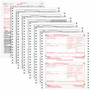 TOPS Carbonless Standard W-2 Tax Forms - 6 Part - Carbonless Copy - 5.50" x 8.50" Sheet Size - White Sheet(s) Product Image 
