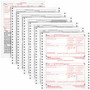 TOPS Carbonless Standard W-2 Tax Forms - 6 Part - Carbonless Copy - 5.50" x 8.50" Sheet Size - White Sheet(s) Product Image 