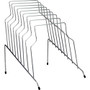 Fellowes Wire Step File - 8 Compartment(s) - 8 Divider(s) - 11.81" Height x 10.13" Width x 12.13" Depth - Desktop - Silver Product Image 