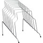 Fellowes Wire Step File - 8 Compartment(s) - 8 Divider(s) - 11.81" Height x 10.13" Width x 12.13" Depth - Desktop - Silver Product Image 