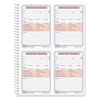 Universal Wirebound Message Books, Two-Part Carbonless, 5.5 x 3.88, 4 Forms/Sheet, 200 Forms Total Product Image 
