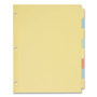 Avery Write and Erase Plain-Tab Paper Dividers, 8-Tab, 11 x 8.5, Multicolor, 24 Sets (AVE11509) Product Image 