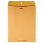 Quality Park Park Ridge Kraft Clasp Envelope, #97, Square Flap, Clasp/Gummed Closure, 10 x 13, Brown Kraft, 100/Box Product Image 