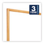 Quartet Classic Series Total Erase Dry Erase Boards, 96" x 48", White Surface, Oak Finished Fiberboard (MDF) Frame Product Image 
