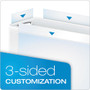 Cardinal Premier Easy Open ClearVue Locking Slant-D Ring Binder, 3 Rings, 1" Capacity, 11 x 8.5, White Product Image 