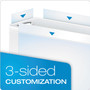 Cardinal Premier Easy Open ClearVue Locking Slant-D Ring Binder, 3 Rings, 5" Capacity, 11 x 8.5, White Product Image 