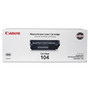 Canon 0263B001 (104) Toner, 2,000 Page-Yield, Black Product Image 