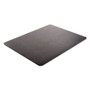Deflecto Black EconoMat for Carpet - Floor, Office, Carpeted Floor, Breakroom - 60" Length x 46" Width - Rectangular - Vinyl - Black Product Image 