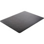 Deflecto Black EconoMat for Carpet - Floor, Office, Carpeted Floor, Breakroom - 60" Length x 46" Width - Rectangular - Vinyl - Black Product Image 