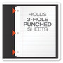 Oxford Twin-Pocket Folders with 3 Fasteners, 0.5" Capacity, 11 x 8.5, Black 25/Box Product Image 