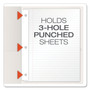 Oxford Twin-Pocket Folders with 3 Fasteners, 0.5" Capacity, 11 x 8.5, White, 25/Box Product Image 