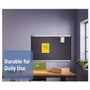 Prestige Bulletin Board, Diamond Mesh Fabric, 72 x 48, Gray Surface, Silver Aluminum Frame (QRTB447A) Product Image 