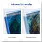 Avery Plastic Two-Pocket Folder, 20-Sheet Capacity, 11 x 8.5, Translucent Blue Product Image 