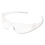 MCR Safety Checkmate Wraparound Safety Glasses, CLR Polycarbonate Frame, Coated Clear Lens, 12/Box Product Image 
