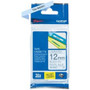 P-touch TZe Laminated Tape - x 15/32" Width - Pastel Blue, Clear - Laminated Product Image 