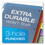 Cardinal Poly 1-Pocket Index Dividers, 8-Tab, 11 x 8.5, Assorted Product Image 