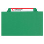 Smead Colored 1/3 Tab Cut Letter Recycled Top Tab File Folder - 8 1/2" x 11" - 1" Expansion - Top Tab Location - Assorted Tab Position - 25 pt. - (SMD21546) Product Image 