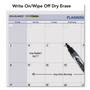 At-A-Glance QuickNotes Reversible ErasableYearly Wall Calendar - Medium - Monthly, Yearly - 12 Month - January 2025 to December 2025 Product Image 