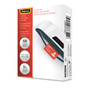 Fellowes Laminating Pouches, 5 mil, 3.88" x 2.63", Gloss Clear, 100/Pack Product Image 