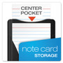 Oxford At Hand Note Card Case, Holds 25 3 x 5 Cards, 5.5 x 3.5 x 5.33, Poly, Black Product Image 