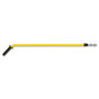 Rubbermaid Commercial HYGEN HYGEN 48-72" Quick-Connect Ergo Adjustable Handle, Black/Yellow Product Image 