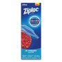 Ziploc Zipper Freezer Bags, 1 gal, 9.6" x 12.1", Clear, 28 Bags/Box, 9 Boxes/Carton Product Image 