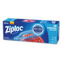 Ziploc Zipper Freezer Bags, 1 gal, 9.6" x 12.1", Clear, 28/Box Product Image 