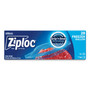 Ziploc Zipper Freezer Bags, 1 gal, 9.6" x 12.1", Clear, 28/Box Product Image 