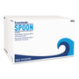 Boardwalk Heavyweight Polystyrene Cutlery, Spoon, Plastic, White, 1,000/Carton Product Image 