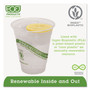 Eco-Products GreenStripe Renewable and Compostable Cold Cups, 12 oz, Plastic, Clear, 50/Pack, 20 Packs/Carton Product Image 