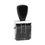 Trodat Rubber Date Stamp, Conventional, Type Size: 1 1/2, Impression Height: 0.16", Four Bands Product Image 