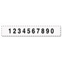 Trodat Professional Self-Inking Numberer, Ten Bands/Digits, Type Size: 2, Black Product Image 