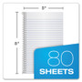 Oxford Earthwise by Oxford Recycled One-Subject Notebook, Narrow Rule, Green Cover, (80) 8 x 5 Sheets Product Image 