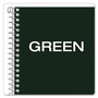 Oxford Earthwise by Oxford Recycled One-Subject Notebook, Narrow Rule, Green Cover, (80) 8 x 5 Sheets Product Image 