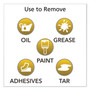 GOJO Scrubbing Towels, Hand Cleaning, Orange Scent, White/Yellow, 170/Bucket, 2 Buckets/Carton Product Image 