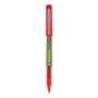 Pilot Precise V5 BeGreen Rollerball Pen, Stick, Extra-Fine 0.5 mm, Red Ink, Red Barrel, Dozen Product Image 