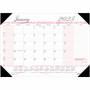 House of Doolittle Breast Cancer Awareness Compact Desk Pad - Julian Dates - Monthly - 12 Month - January 2025 to December 2025 - 1 Month Single Page Layout Product Image 