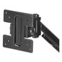 Fellowes Designer Suites Flat Panel Monitor Arm, 180 Degree Rotation, 45 Degree Tilt, 360 Degree Pan, Black, Supports 20 lb Product Image 