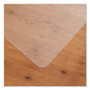 Floortex Cleartex Ultimat Polycarbonate Chair Mat for Hard Floors, 48" w x 60" l, Clear Product Image 